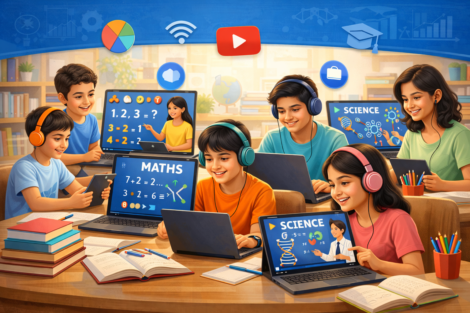 Class 1 to 10 learning online